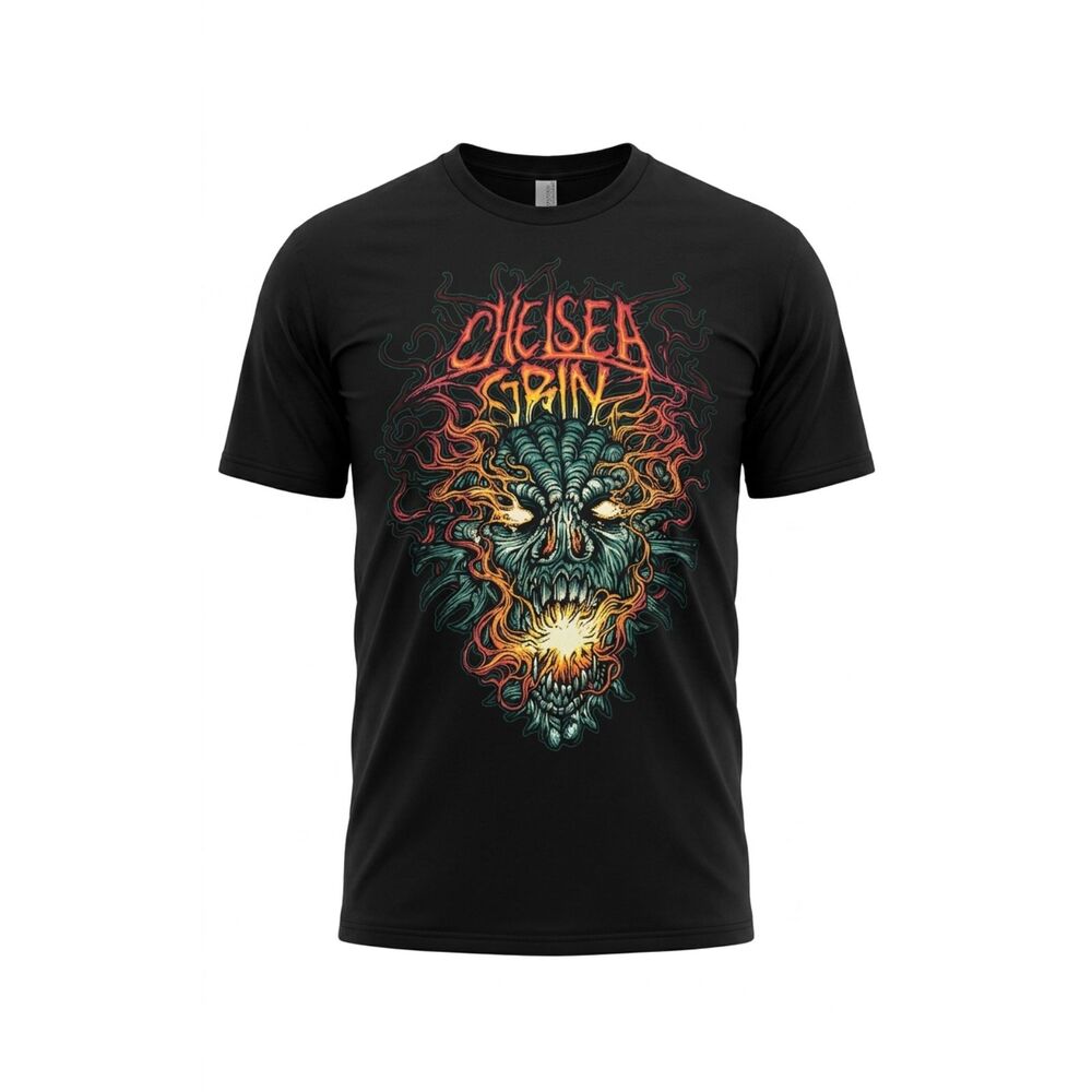 CHELSEA GRIN DEATHCORE/METAL CREWNECK COTTON BAND CONCERT T-SHIRT SZ. 3X